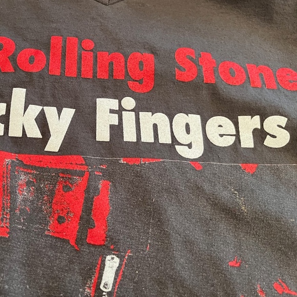 ROLLING STONES "STICKY FINGERS" Tour 2015 T-shirt XL - Picture 3 of 8